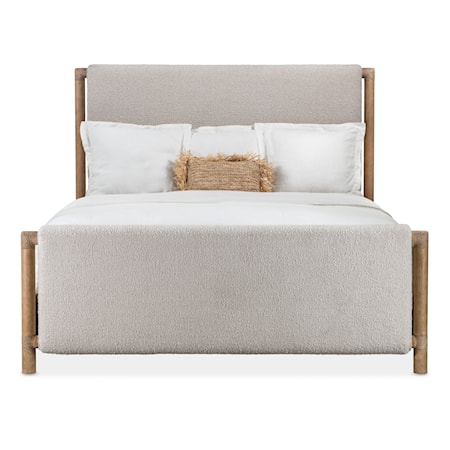 Queen Upholstered Panel Bed