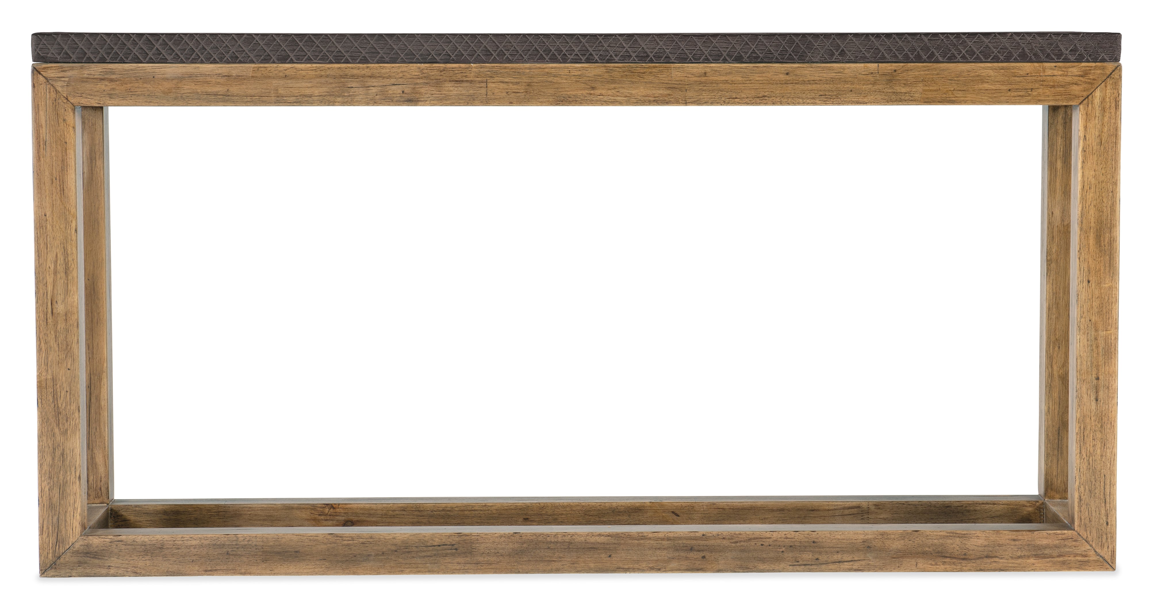 Rectangular Bark-Top Sofa Table