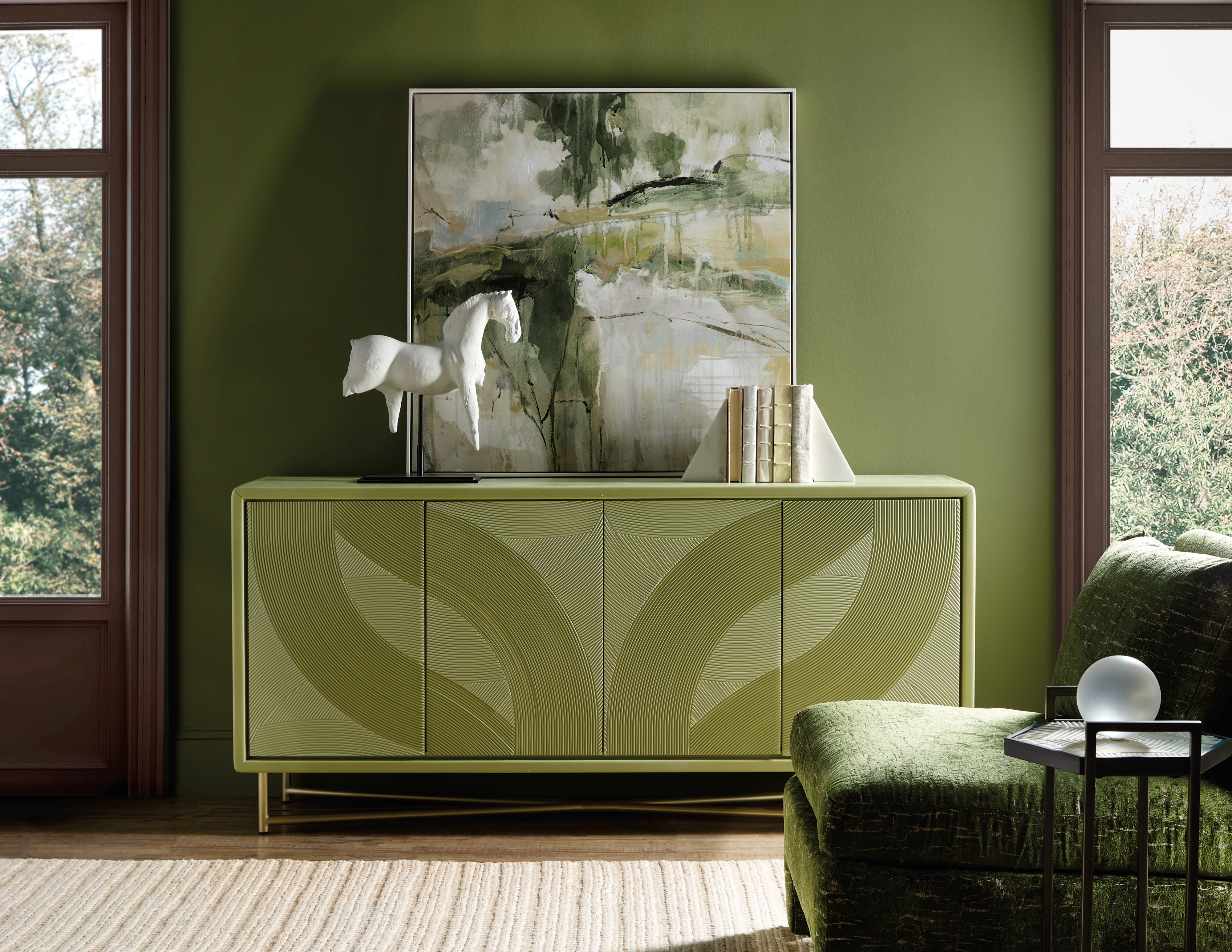 Four-Door Storage Credenza