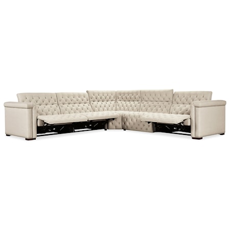 5-Piece Power Reclining Sectional Sofa