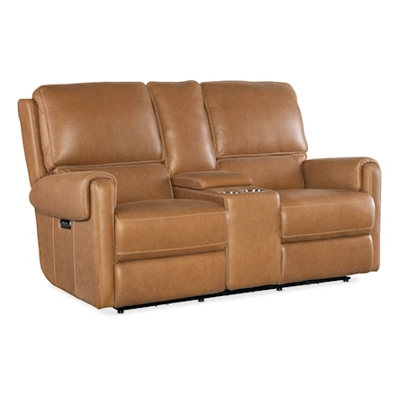 Power Console Loveseat w/Power Headrest