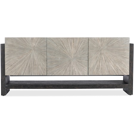 Contemporary Credenza with Soft-Close Doors