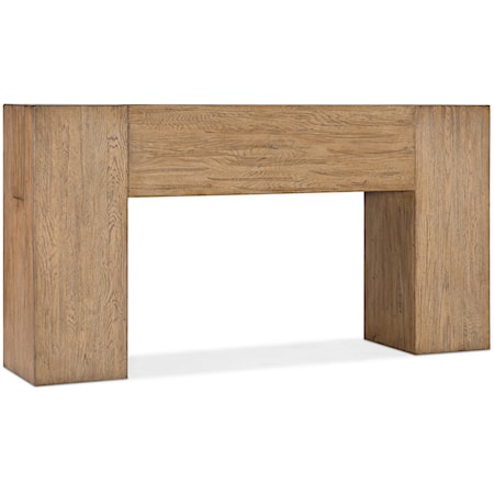 Contemporary Minimalist Wood Console Table