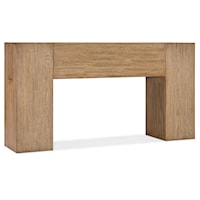 Contemporary Minimalist Wood Console Table