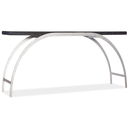 Metal and Wood Console