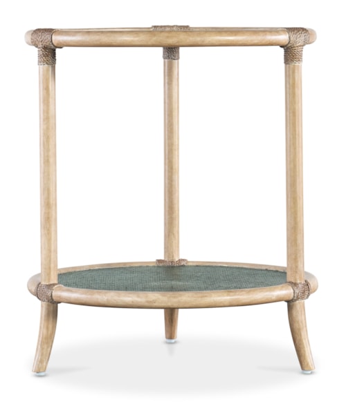 Casual 2-Shelf End Table