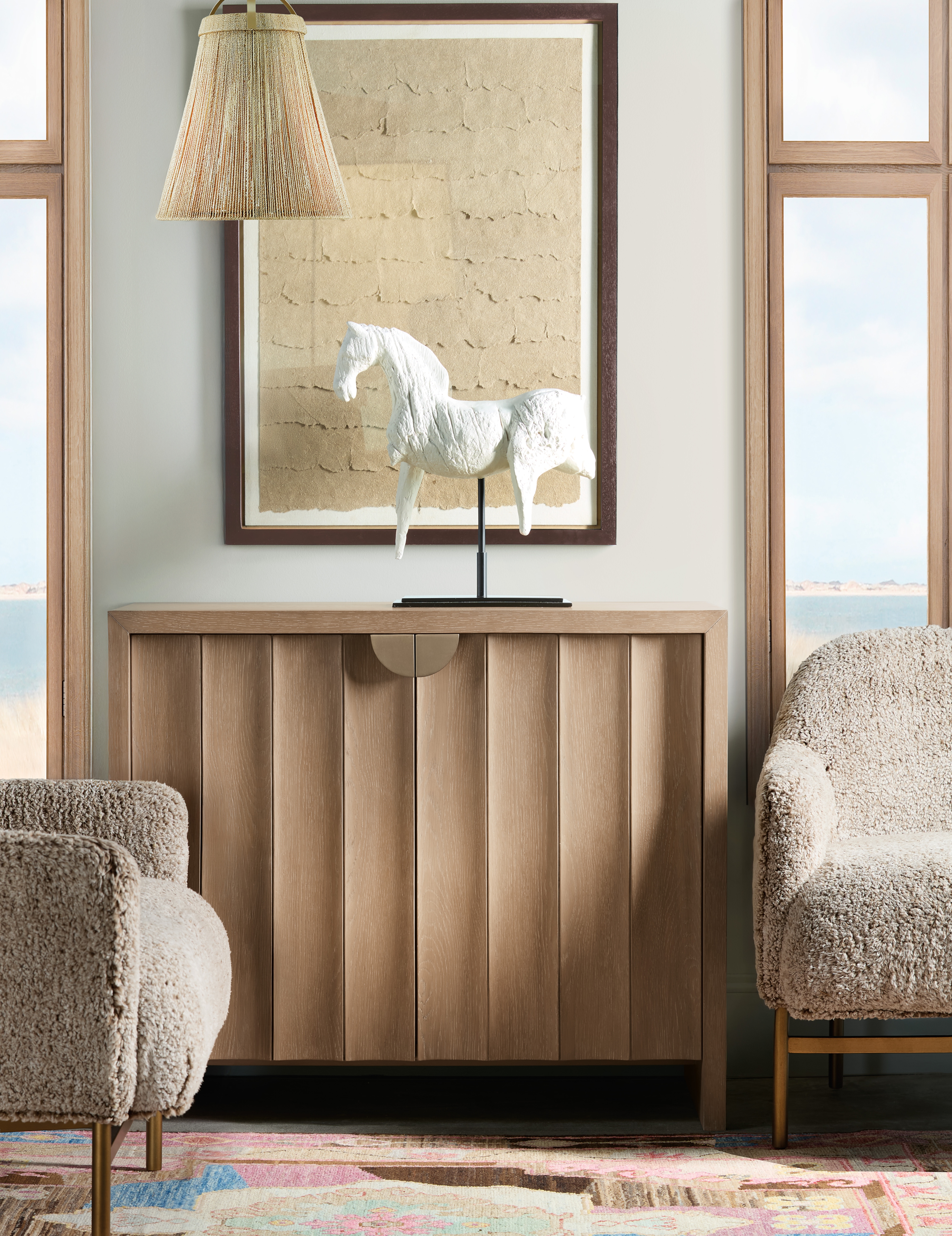 Hooker Furniture Commerce and Market Compact Two-Door Accent Cabinet