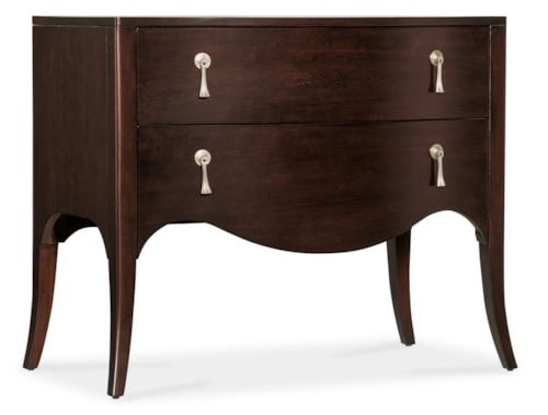 Transitional 2-Door Bachelors Chest with Felt-Lined Top Drawer
