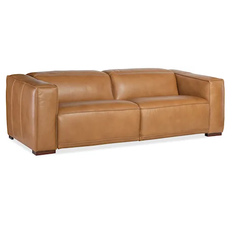 Casual 2 Over 2 Power Reclining Sofa with Power Headrest