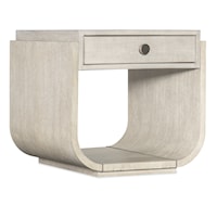 Contemporary Contemporary Rectangular End Table with Single Drawer