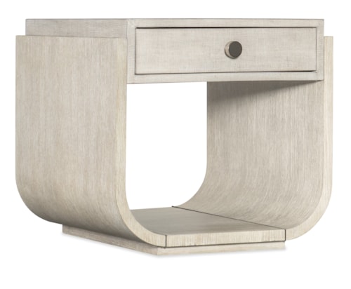 Contemporary Contemporary Rectangular End Table with Single Drawer