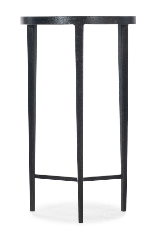 Contemporary Round Carbon Steel Drink Table