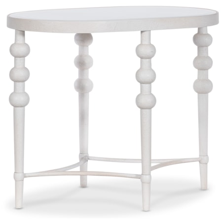 Oval End Table