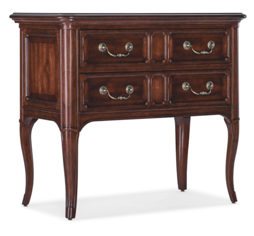 Traditional 2-Drawer Nightstand