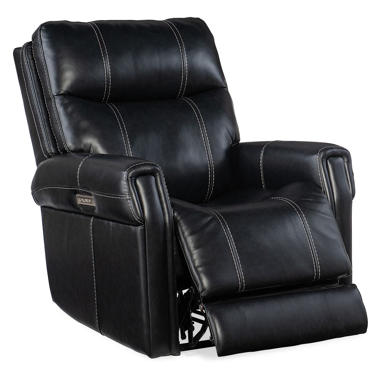 Hooker Furniture Reclining Chairs Carroll Pwr Recliner w/Pwr Headrest & Lumbar