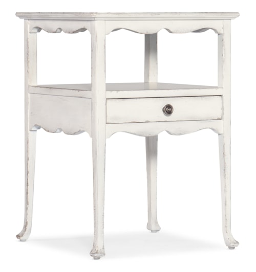 Traditional 1-Drawer Accent Table