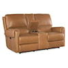 Hooker Furniture SS Power Console Loveseat w/Power Headrest