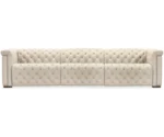 Hamilton Home SS Power Reclining Chesterfield Sofa