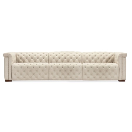 Power Reclining Chesterfield Sofa