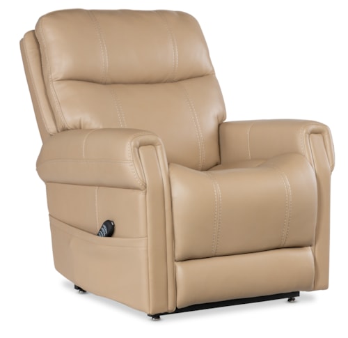 Transitional Power Lift Recliner with Power Headrest and Lumbar