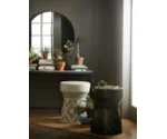 Hamilton Home Commerce and Market Carved Stump Side Table
