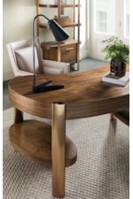 Hooker Furniture Eleana Transitional Writing Desk with Shelving