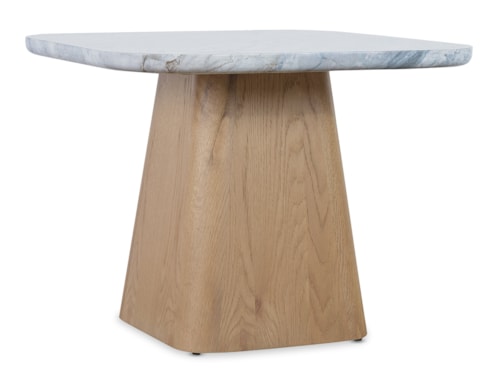 Contemporary Low Nesting Table with Quartz Stone Top