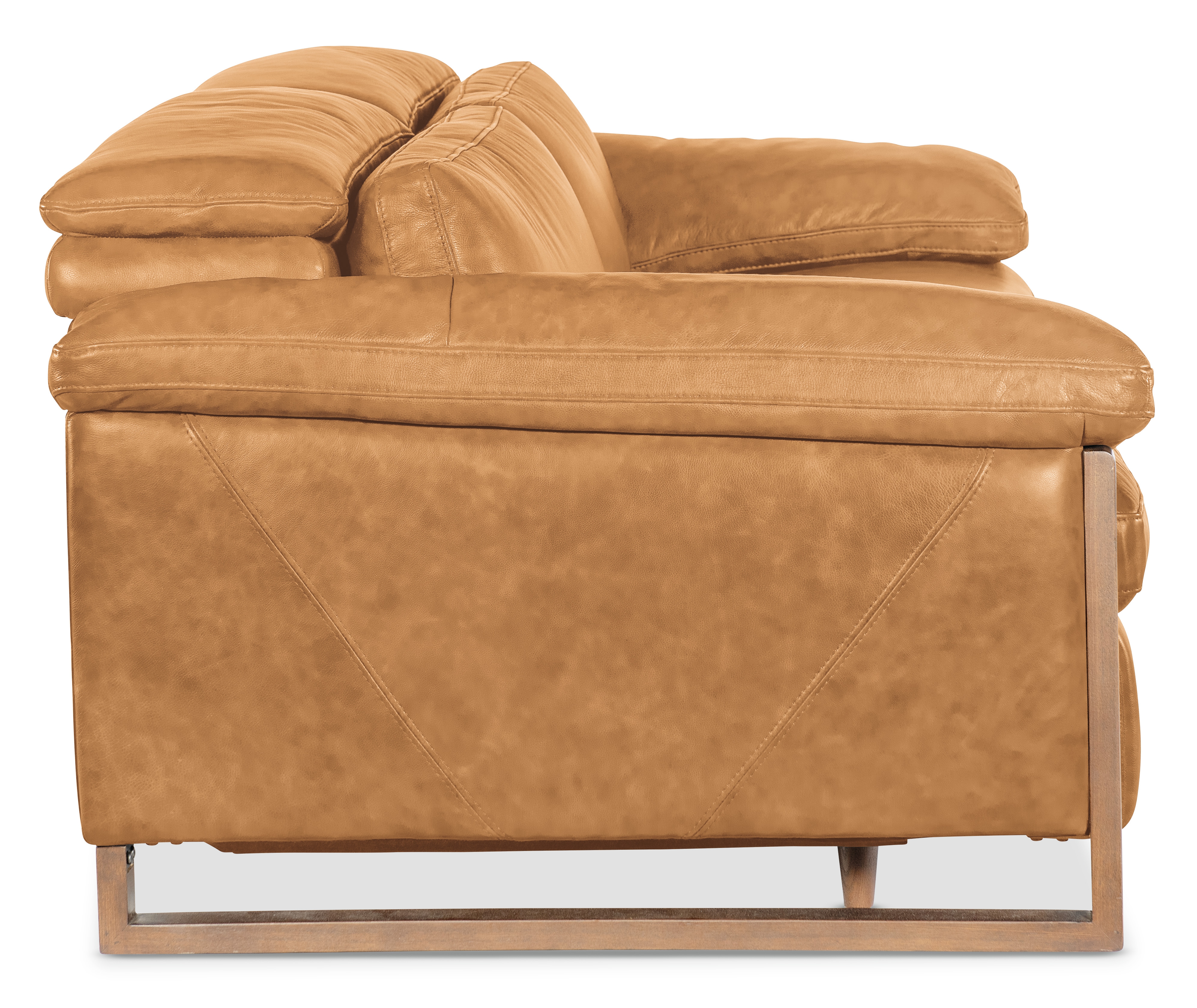 Leather Power Double-Reclining Sofa