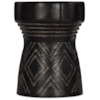 Hooker Furniture Commerce and Market Carved Stump Side Table