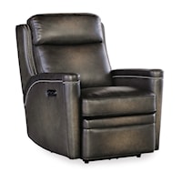 Transitional Power Recliner with Power Headrest