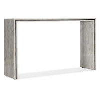 Transitional Console Table with Bone Inlay