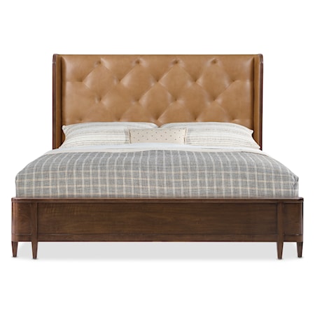 Leather Queen Bed