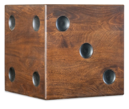 Casual Big Six Dice End Table