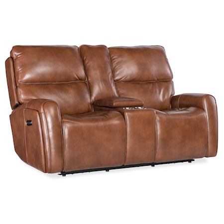 Power Console Reclining Loveseat