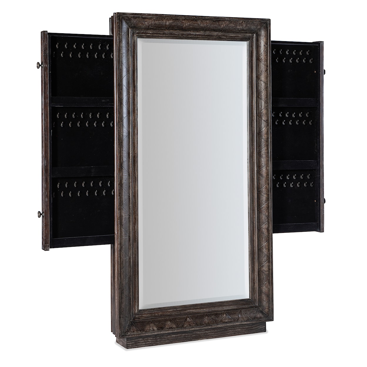 Hooker Furniture Traditions Floor Mirror w/ Hidden Jewelry Storage