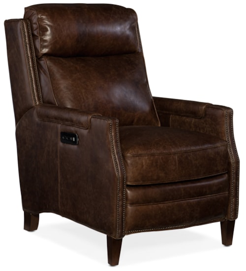 Transitional Power Recliner with Power Headrest