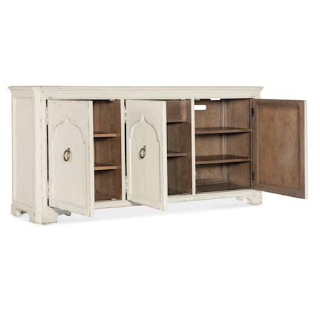 3-Door Entertainment Credenza