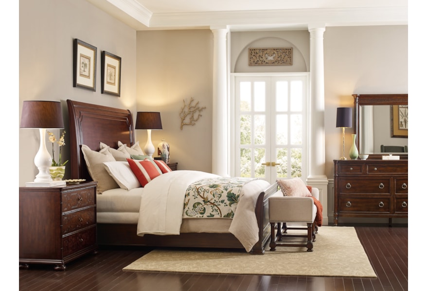 Hamilton Home Charleston Traditional Upholstered Bed Bench with