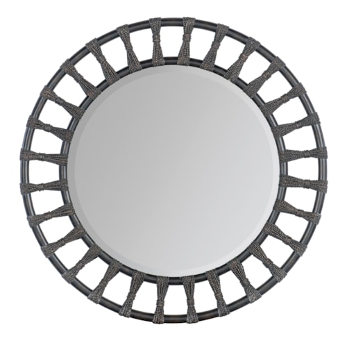 Casual Round Accent Mirror