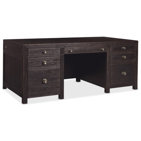 Double-Pedestal Executive Desk