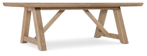 Rustic Rectangle Dining Table with Leaves