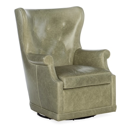 Mai Wing Swivel Club Chair