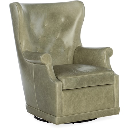 Mai Wing Swivel Club Chair