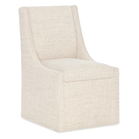 Castered Side Chair