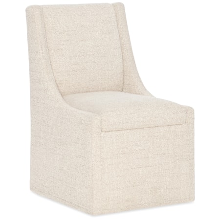 Castered Side Chair