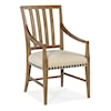 Hooker Furniture Big Sky Arm Chair with Upholstered Cushion