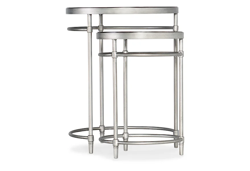 Hamilton Home Armand Transitional Wood and Metal Nesting Tables | Sprintz | End Tables