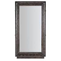 Traditional Floor Mirror w/ Hidden Jewelry Storage