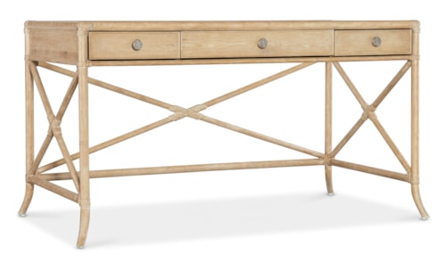 Casual Writing Desk with Drop-Front Drawer