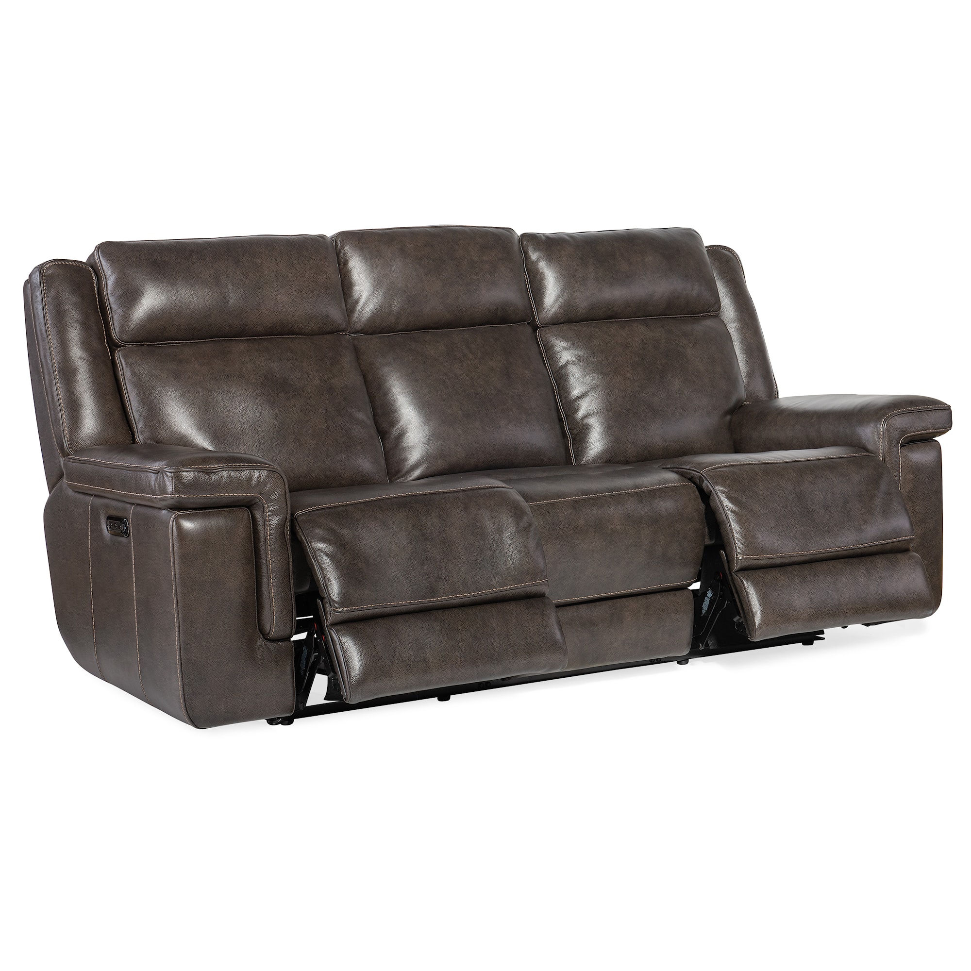 Hooker Furniture Montel SS705-PHL3-095 Lay Power Sofa with Headrest & Lumbar | Jacksonville Furniture Mart | Reclining Sofa